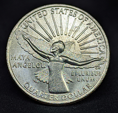 2473 - Estados Unidos ¼ dólar, 2022 P - Maya Angelou