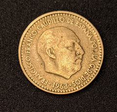 2493 - Espanha 1 peseta, 1963 - comprar online