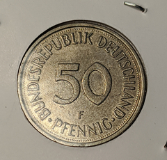 2520 - Alemanha 50 pfennig, 1980 F - Stuttgart - comprar online