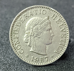 2644 - Suíça 5 rappen, 1957 - comprar online