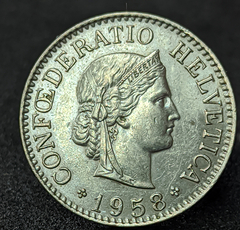 2659 - Suíça 10 rappen, 1958 - comprar online