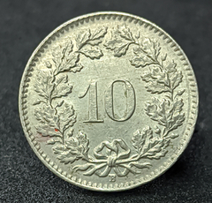 2661 - Suíça 10 rappen, 1962