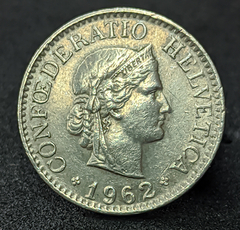 2663 - Suíça 10 rappen, 1962 - comprar online