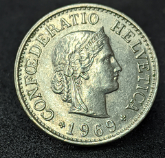 2664 - Suíça 10 rappen, 1969 - comprar online