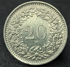 2667 - Suíça 20 rappen, 1969