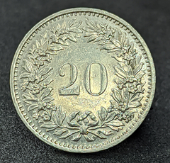 2669 - Suíça 20 rappen, 1974