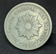 2415 - Uruguai 5 centésimos, 1936A - Cupro-Níquel, 5g, ø 23mm KM# 21 - comprar online
