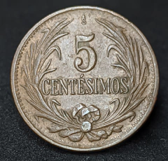 2425 - Uruguai 5 centésimos, 1947 So