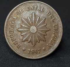2425 - Uruguai 5 centésimos, 1947 So - comprar online