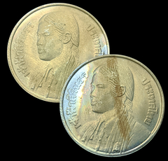 228 - Duas moedas da Tailândia - comprar online