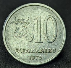 306 - Paraguai 10 guaranis, 1975