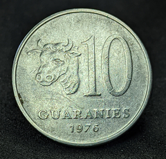 313 - Paraguai 10 guaranis, 1976