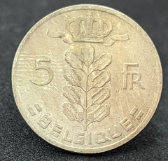428 - Bélgica 5 francos, 1963