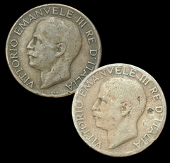 561 - Duas moedas da Itália 5 centésimos, 1925 - Cobre, 3.25g, ø 19.5mm KM# 59 - comprar online