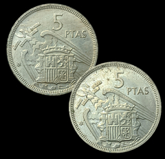 592 - Duas moedas da Espanha