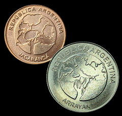 601 - Duas moedas da Argentina - comprar online
