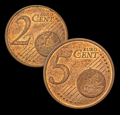 838 - Duas moedas de Euro da irlanda - comprar online