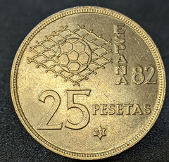1075 - Espanha 25 pesetas, 1980