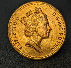 1090 - Reino Unido 1 penny, 1989 - comprar online