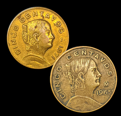 1120 - Duas moedas do México