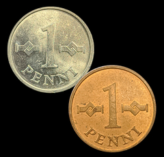 1122 - Duas moedas da Finlândia