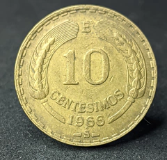 1349 - Chile 10 centésimos, 1966