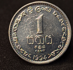 579 - Sri Lanka 1 cêntimo, 1994
