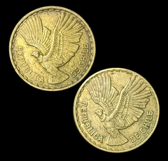 763 - Duas moedas do Chile - comprar online