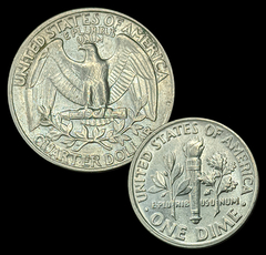 866 - Duas moedas dos Estados Unidos