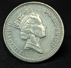 905 - Reino Unido 5 pence, 1997 - Com lindo brilho de cunho - comprar online