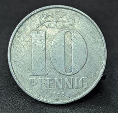 1222 - Alemanha 10 pfennig, 1968