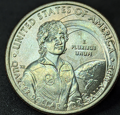 1408 - Estados Unidos da América, Quarter dólar, 2022 P - Série Mulher Americana - Dr. Sally Ride - Astronauta