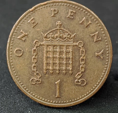 1544 - Reino Unido 1 penny, 1984