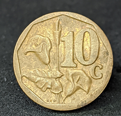 1563 - África do Sul 10 cêntimos, 2007