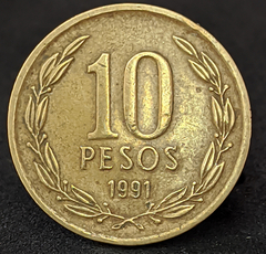 1598 - Chile 10 pesos, 1991