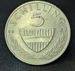 1770 - Áustria 5 schilling, 1987 - comprar online