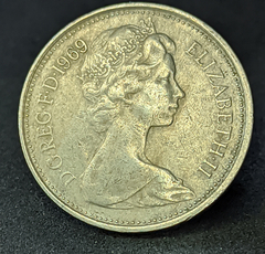 1787 - Reino Unido 5 pence novos, 1969 - comprar online