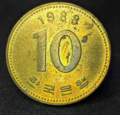 1824 - Coreia do Sul 10 won, 1988 - comprar online