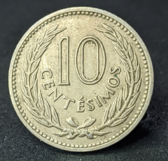 1854 - Uruguai 10 centésimos, 1959