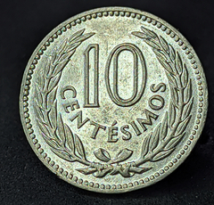 1855 - Uruguai 10 centésimos, 1953