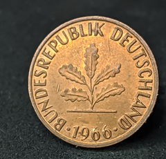 1869 - Alemanha 1 pfennig, 1966 J Hamburgo - comprar online