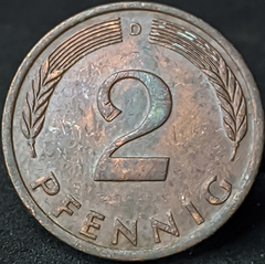 1880 - Alemanha 2 pfennig, 1971 D Munique