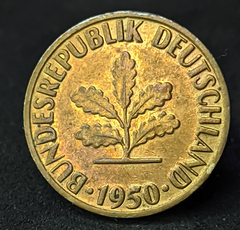 1889 - Alemanha 5 pfennig, 1950 G Karlsruhe - comprar online