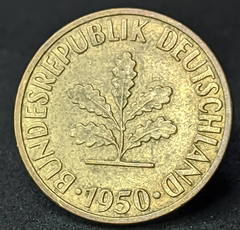 1895 - Alemanha 10 pfennig, 1950 J Hamburgo - comprar online