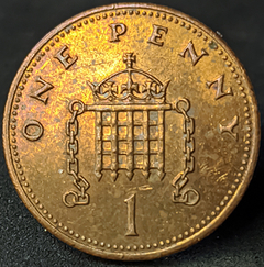 1900 - Reino Unido 1 penny, 1989
