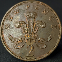 1906 - Reino Unido 2 pence novos, 1978
