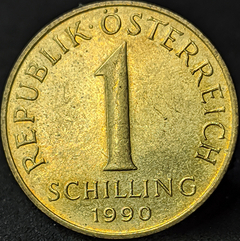 1913 - Áustria 1 schilling, 1990