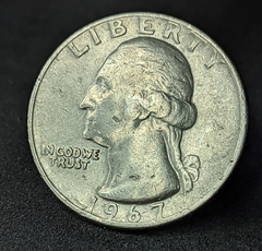 1931 - Estados Unidos ¼ dólar, 1967 - Washington Quarter - comprar online