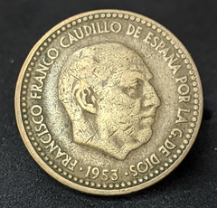 143 - Espanha 1 peseta, 1953 - 62 dentro da estrela - comprar online