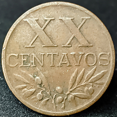 252 - Portugal 20 centavos, 1953